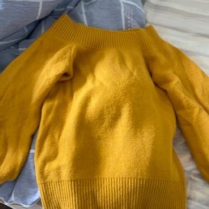 Yellow sweater